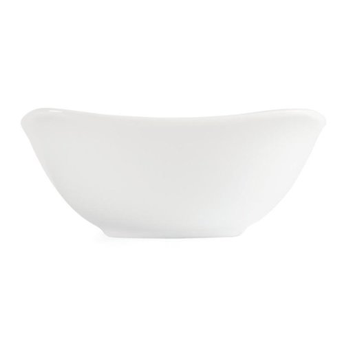 Olympia Whiteware Rounded Square Bowls 140mm (Pack of 12) Olympia Whiteware Rounded Square Bowls 140mm (Pack of 12)