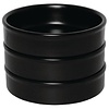 Olympia Mediterranean Stackable Dishes Black 102mm (Pack of 6) Olympia Mediterranean Stackable Dishes Black 102mm (Pack of 6)