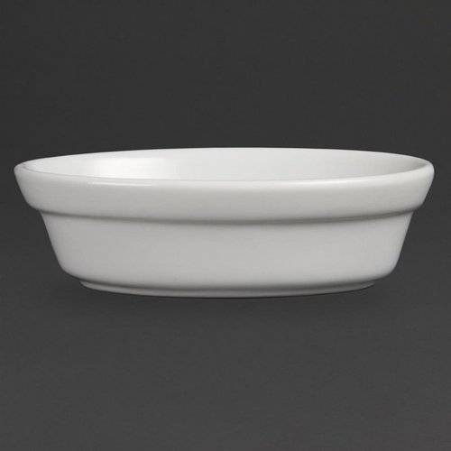 Olympia Whiteware Oval Pie Bowls 145mm (Pack of 6) Olympia Whiteware Oval Pie Bowls 145mm (Pack of 6)