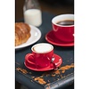 Olympia Red Espresso Cup 100 ml, Cafe (Pack of 12)