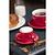 Olympia Red Espresso Cup 100 ml, Cafe (Pack of 12)