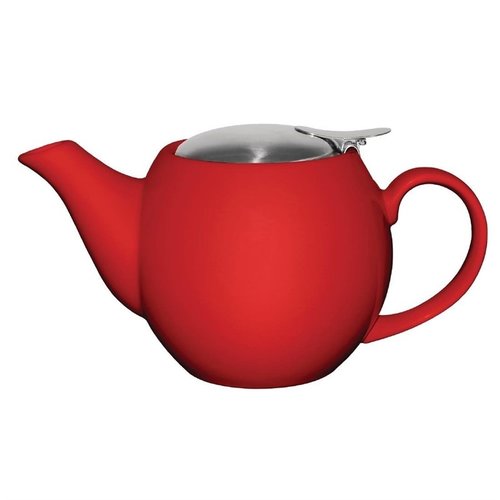 Olympia Cafe Teapot 510ml Red Olympia Cafe Teapot 510ml Red