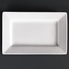 Lumina Fine China Shallow Plate 195x125 mm, Rectangular, (Pack of 6)