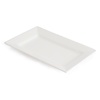 Lumina Fine China Shallow Plate 195x125 mm, Rectangular, (Pack of 6)
