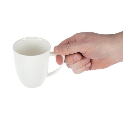 Lumina Fine China Latte Mugs 284ml 10oz (Pack of 6)