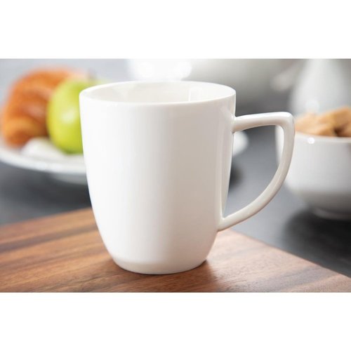 Lumina Fine China Latte Mugs 284ml 10oz (Pack of 6) Lumina Fine China Latte Mugs 284ml 10oz (Pack of 6)