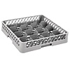 Vogue Gray Dishwasher Glasses Basket 16 compartments / 500 x 500 x 100 mm