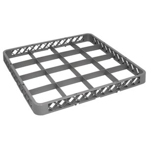 Vogue Gray Dishwasher Glass Rack Extender 16 compartments / 500 x 500 x 45 mm Vogue Gray Dishwasher Glass Rack Extender 16 compartments / 500 x 500 x 45 mm