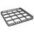 Vogue Gray Dishwasher Glass Rack Extender 16 compartments / 500 x 500 x 45 mm