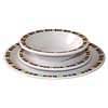 Kristallon Shallow Melamine Plate, Ø230 mm, FairgRound (Pack of 12) Kristallon Shallow Melamine Plate, Ø230 mm, FairgRound (Pack of 12)