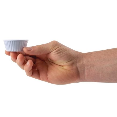 Kristallon Melamine Fluted Ramekins 57mm (Pack of 12)