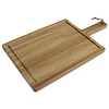 T&G Woodware Solid Acacia Wood Steak Board 260 x 190 mm Beige with Cutout
