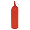 Vogue Red Squeeze Sauce Bottle 0,34 L