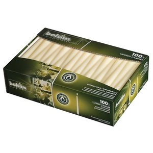 Bolsius Tapered Ivory 10inch Candles (Pack of 100) Bolsius Tapered Ivory 10inch Candles (Pack of 100)