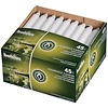 Bolsius White Bistro 7inch Candles (Pack of 45)