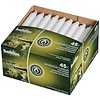 Bolsius White Bistro 7inch Candles (Pack of 45)