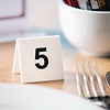 XXLselect Plastic Table Numbers 1-10