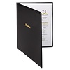 Olympia Karta menu A4 | Czarny