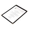 Olympia American Style Menu Cover Black A5 Olympia American Style Menu Cover Black A5