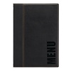 Securit Contemporary Menu Cover Black A4 Securit Contemporary Menu Cover Black A4