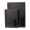 Securit Contemporary Menu Cover Black A4 Securit Contemporary Menu Cover Black A4