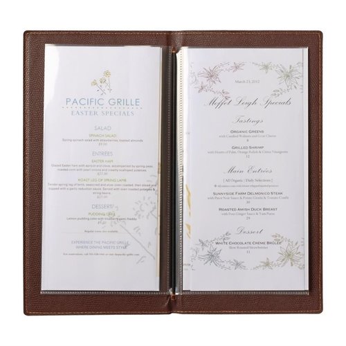 Securit Contemporary Menu Cover Tan A5 Securit Contemporary Menu Cover Tan A5