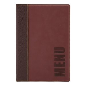 Securit Contemporary Menu Cover Bordeaux A5 Securit Contemporary Menu Cover Bordeaux A5