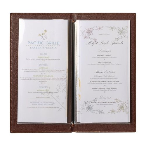 Securit Contemporary Menu Cover Bordeaux A5 Securit Contemporary Menu Cover Bordeaux A5