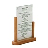 Securit Acrylic Menu Holder With Wooden Frame A5
