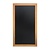 Securit Slim Wall Mounted Blackboard 1000 x 560mm Teak