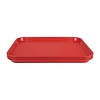 Kristallon Fast Food Polypropylene Rectangular Serving Tray 345 x 265 mm Red