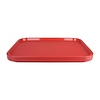 Kristallon Fast Food Polypropylene Rectangular Serving Tray 415 x 305 mm Red