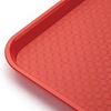 Kristallon Fast Food Polypropylene Rectangular Serving Tray 450 x 350 mm Red Kristallon Fast Food Polypropylene Rectangular Serving Tray 450 x 350 mm Red