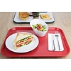 Kristallon Fast Food Polypropylene Rectangular Serving Tray 450 x 350 mm Red Kristallon Fast Food Polypropylene Rectangular Serving Tray 450 x 350 mm Red