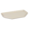 Roltex Trapezowa taca do serwowania 500 x 325 mm z poliestru, beżowa