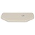 Roltex Trapezowa taca do serwowania 500 x 325 mm z poliestru, beżowa
