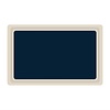 Roltex Laminated Polyester Rectangular Serving Tray GN 1/1 Blue