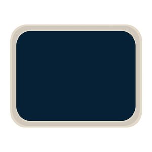 Roltex Laminated Polyester Rectangular Serving Tray 470 x 360 mm Blue