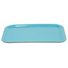Roltex Trapezowa taca do serwowania 375 x 265 mm z laminowanego poliesteru, niebieska Roltex Trapezowa taca do serwowania 375 x 265 mm z laminowanego poliesteru, niebieska