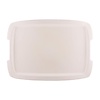 Roltex Polypropylene Rectangular Serving Tray 435 x 310 mm with Handles White