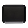 Roltex ABS Rectangular Serving Tray 360 x 280 mm Black
