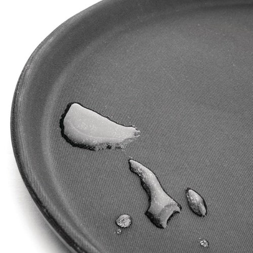 Kristallon Antypoślizgowa owalna taca do serwowania 280 x 280 mm z polipropylenu, czarna Kristallon Antypoślizgowa owalna taca do serwowania 280 x 280 mm z polipropylenu, czarna