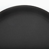 Kristallon Polypropylene Oval Non-Slip Serving Tray 280 x 280 mm Black