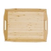Olympia Bamboo Rectangular Serving Tray 381 x 290 mm with Handles Beige Olympia Bamboo Rectangular Serving Tray 381 x 290 mm with Handles Beige