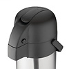 Olympia Stainless Steel Vaccum Flask with Pump 2,5 L