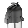 Olympia Stainless Steel Vaccum Flask with Pump 2,5 L