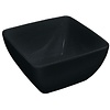 Kristallon Curved Black Melamine Bowl 8in