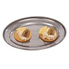 Olympia Stainless Steel Oval Serving Tray 200 x 200 mm
