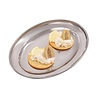 Olympia Stainless Steel Oval Serving Tray 200 x 200 mm