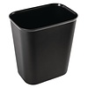 Bolero 6 L Black Polypropylene Waste Bin